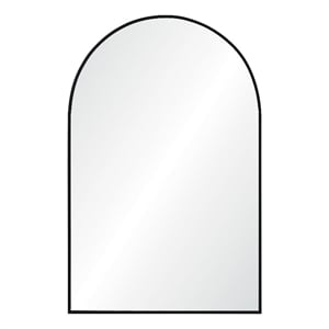Renwil Waren 36x24&quot Arch Modern Glass Accent Wall Mirror in Clear