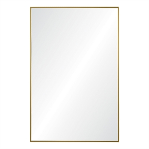 Renwil Raydon 35.5x23.5&quot Rectangle Modern Glass Accent Wall Mirror in Clear