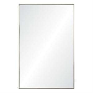 Renwil Roderick 35.5x23.5&quot Rectangle Modern Glass Accent Wall Mirror in Clear