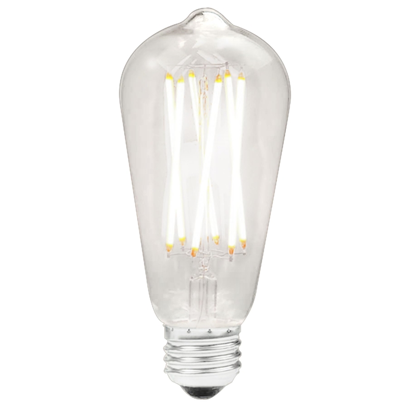 Renwil Dimmable 3-Light Modern Glass LED Light Bulb in Clear (Pack of 3)