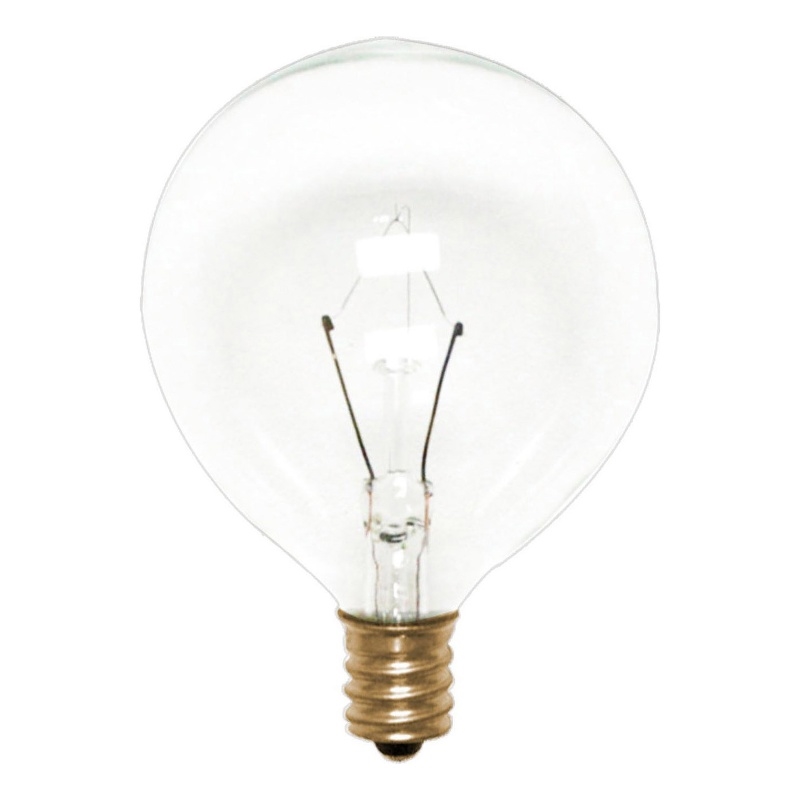 Renwil Orbit 3-Light Modern Glass Light Bulb in Clear (Pack of 3)