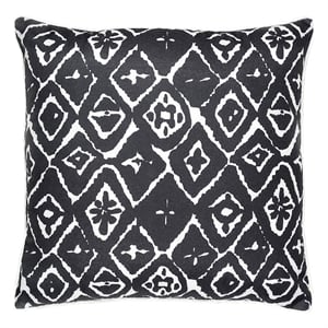 Renwil Angell 22x22&quot Square Modern Fabric Decorative Pillow in Black