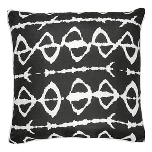 Renwil Midland 22x22&quot Square Modern Fabric Decorative Pillow in Slate Gray