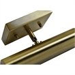 Renwil Yorker 1-Light Modern Metal Wall Sconce & Picture Light in Brass