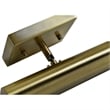 Renwil Yorker 1-Light Modern Metal Wall Sconce & Picture Light in Brass