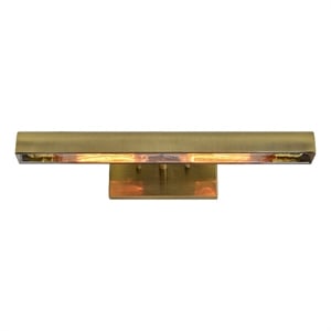 Renwil Swanson 2-Light Modern Metal Wall Sconce & Picture Light in Brass