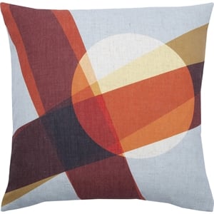 Renwil Lamego 20x20&quot Square Modern Fabric Decorative Pillow in Multi-Color