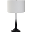 Renwil Salvora 1-Light Modern Metal Table Lamp in Black & White
