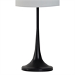 Renwil Salvora 1-Light Modern Metal Table Lamp in Black & White