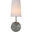 Renwil Hydra 1-Light Modern Metal & Cotton Wall Sconce in Nickel