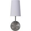 Renwil Hydra 1-Light Modern Metal & Cotton Wall Sconce in Nickel