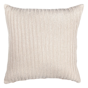Renwil Roberto 24x24&quot Square Modern Cotton Decorative Pillow in Off White