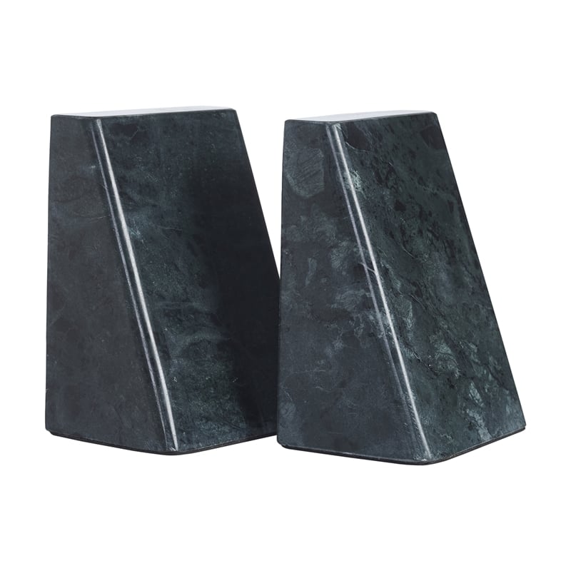 Poema Bookends Green Sanwar Marble