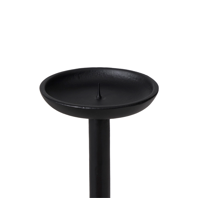 Anika Candle Holder Matte Black