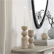 Amarena Candle Holder Natural Beige