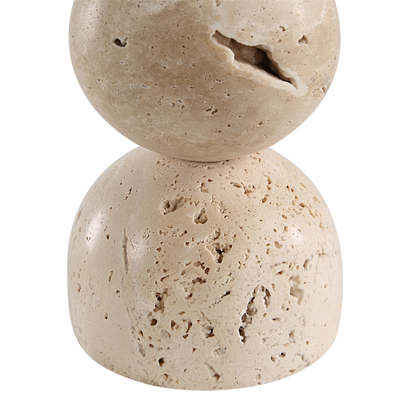 Amarena Candle Holder Natural Beige