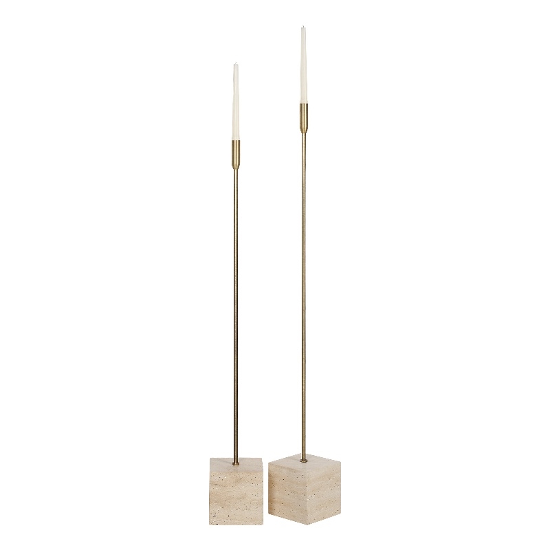 Chambers Floor Candle Holder (2 Piece Set)