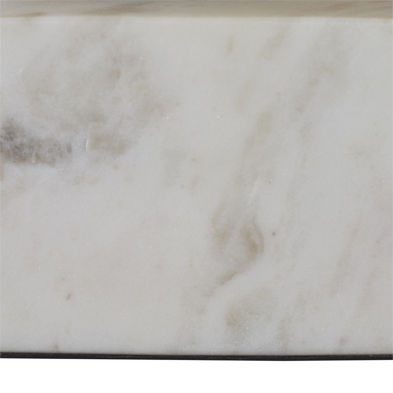 Carvella Candle Holder White Gold