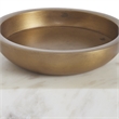 Carvella Candle Holder White Gold