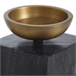 Poema Candle Holder Black Gold