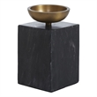 Poema Candle Holder Black Gold