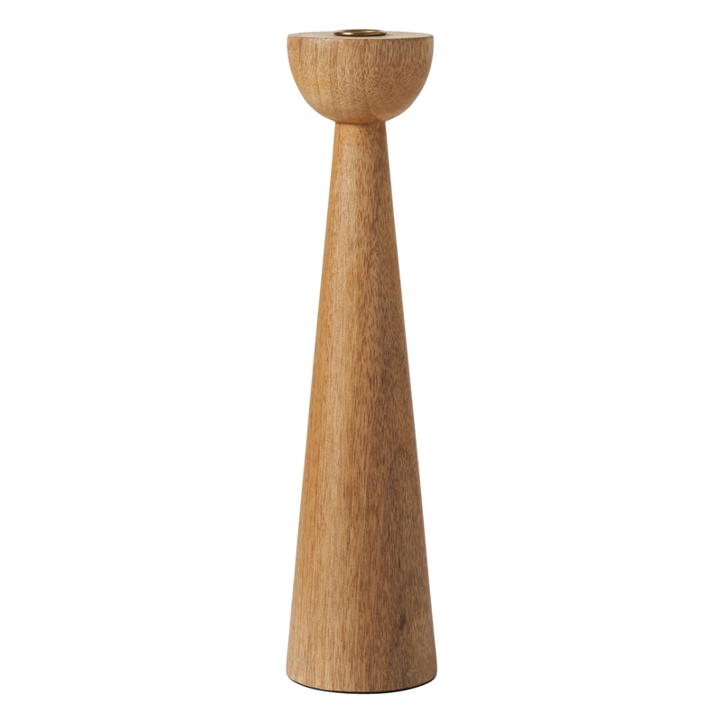 Laurier Candle Holder Light Brown