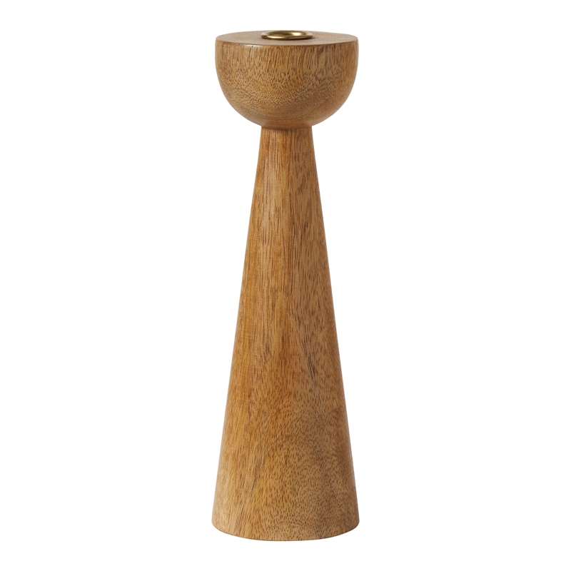 Laurier Candle Holder Light Brown