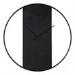 Romy Indoor Iron Wall Clock Matte Black