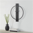Romane Indoor Iron Wall Clock Matte Black