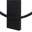 Romane Indoor Iron Wall Clock Matte Black