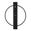 Romane Indoor Iron Wall Clock Matte Black