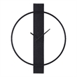 Romane Indoor Iron Wall Clock Matte Black