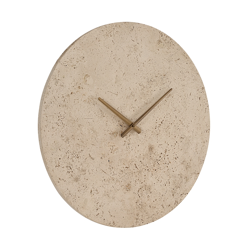 Fusion Wall Clock Natural Beige