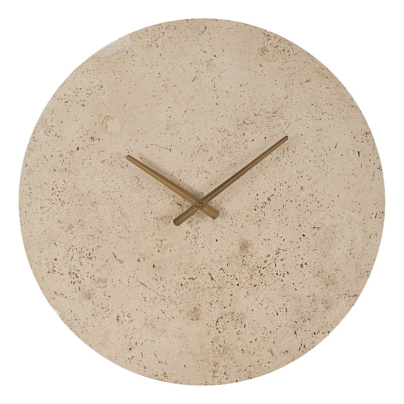 Fusion Wall Clock Natural Beige