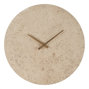 Fusion Wall Clock Natural Beige