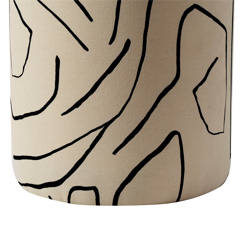 Rachelle Indoor Cotton Stool Cream