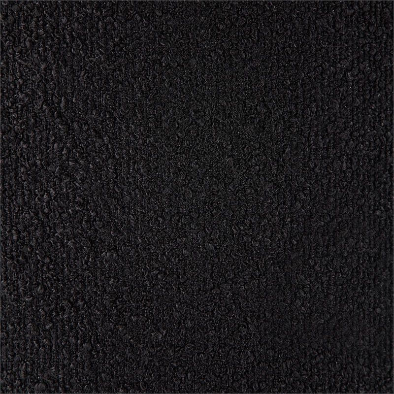 Castillo Indoor Boucle Ottoman Black