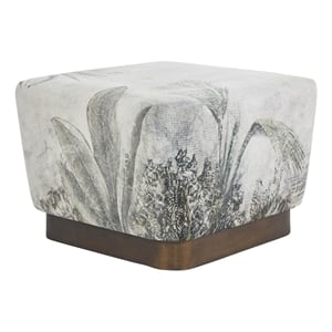 Tangle Indoor Ottoman Gray