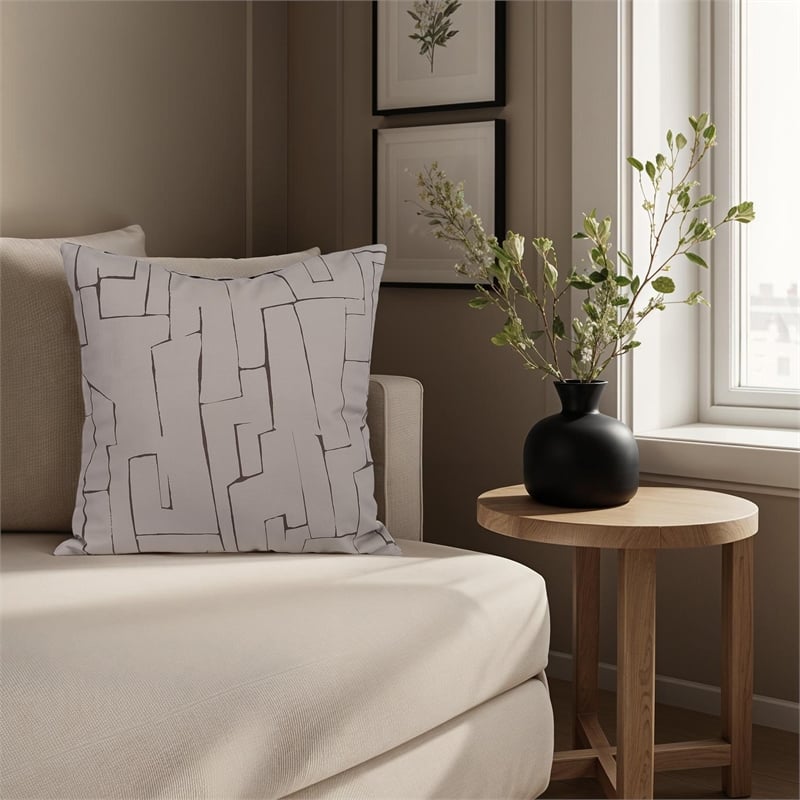 Sarno Pillows Beige / Black
