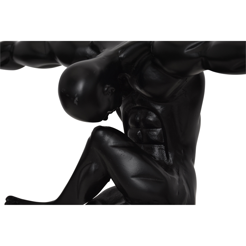 Mortal Indoor Aluminum Statue Matte Black