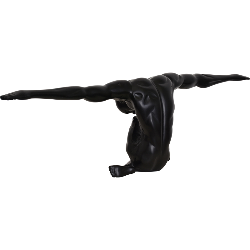 Mortal Indoor Aluminum Statue Matte Black