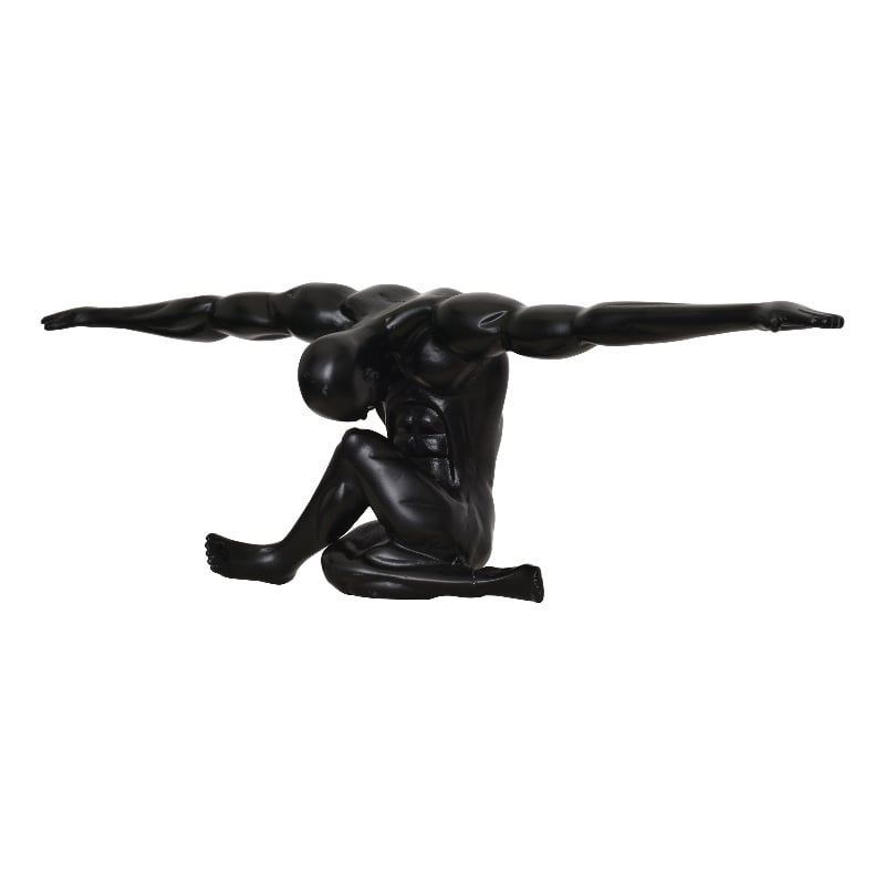 Mortal Indoor Aluminum Statue Matte Black