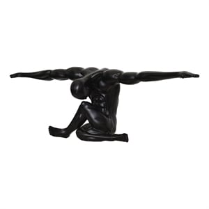 Mortal Indoor Aluminum Statue Matte Black