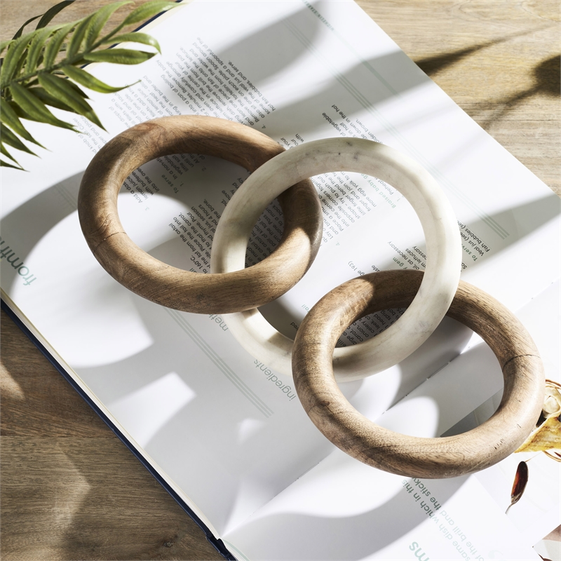Lusine Indoor Mango Wood Decorative Object Natural Brown
