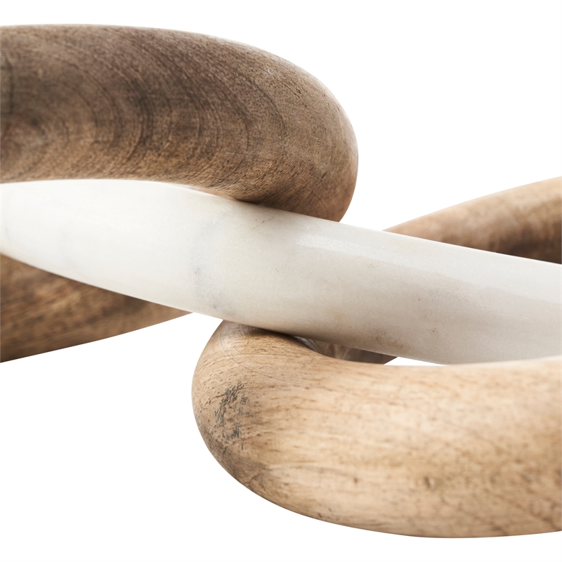 Lusine Indoor Mango Wood Decorative Object Natural Brown