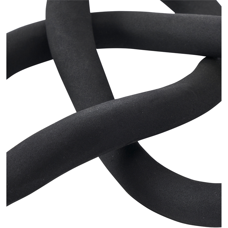 Binna Indoor Aluminum Decorative Object Matte Black