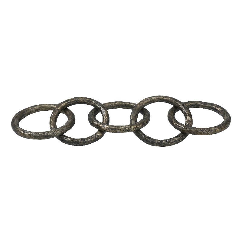 Quai  Indoor Cast Aluminum Table Top Accessory Antique Brass