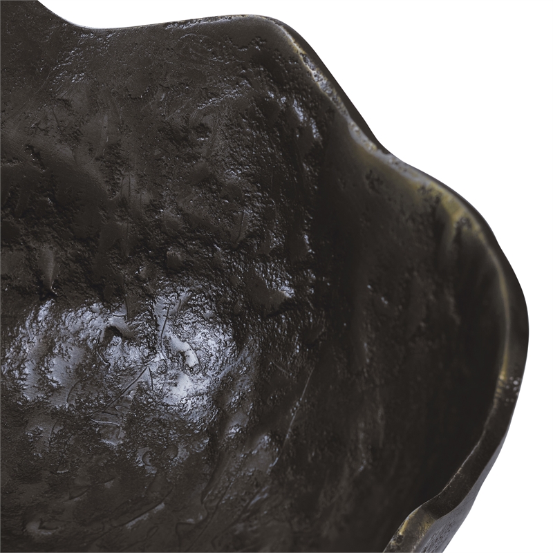 Sparta Indoor Cast Aluminum Bowl Brown