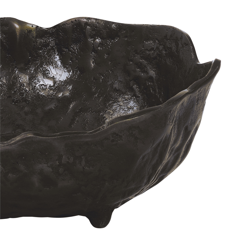Sparta Indoor Cast Aluminum Bowl Brown