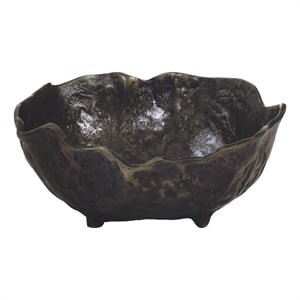 Sparta Indoor Cast Aluminum Bowl Brown